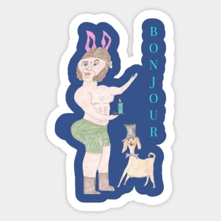 Bonjour Sticker